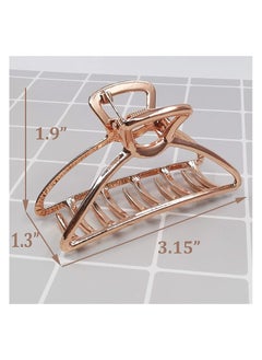 ORiTi Hair Claw Clips Women Fashion Retro Solid Color Metal  - Image 5