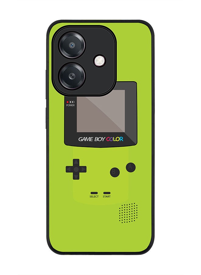 Stylizedd For Oppo A5i Case,Slim fit Camera Protection, Shockproof Thin Phone cover  - Gameboy Color - Green
