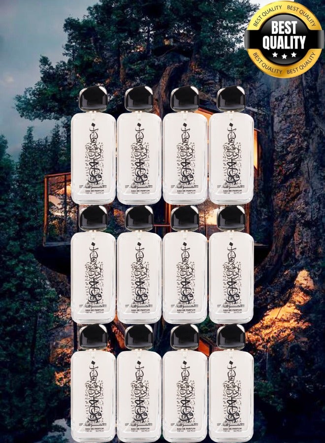 Banafa 12 Pieces Black Ahruf Perfume - Image 1