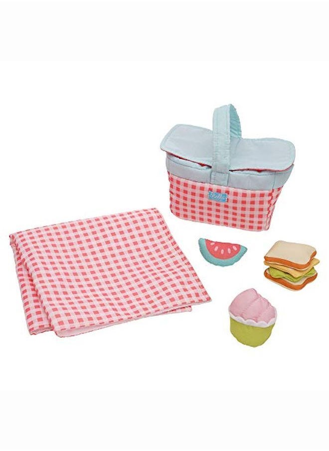 Manhattan Toy - Stella Collection Picnic 5 Piece Baby Doll Picnic Playset For 12" And 15" Stella Dolls - Image 1