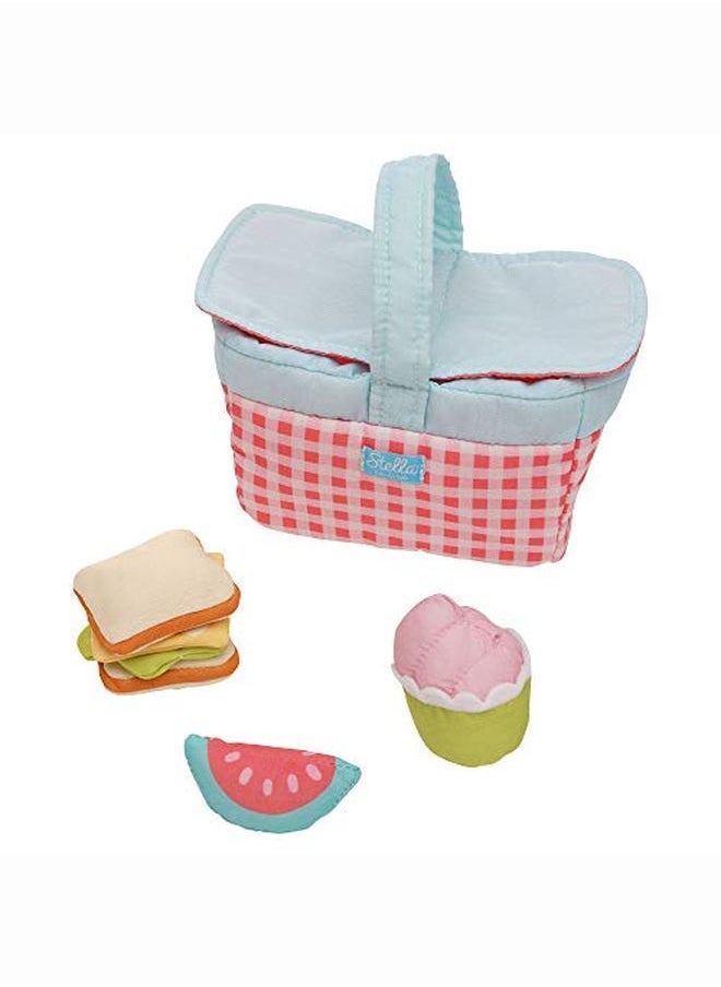 Manhattan Toy - Stella Collection Picnic 5 Piece Baby Doll Picnic Playset For 12" And 15" Stella Dolls - Image 1