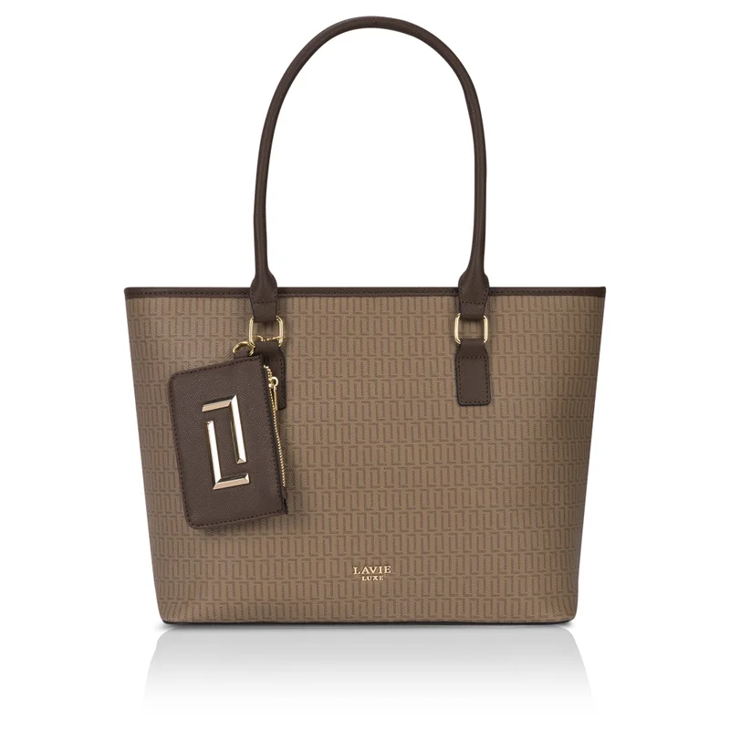 Lavie Luxe Women's Mono Sherryl25 Pro Laptop Handbag (Coffee)