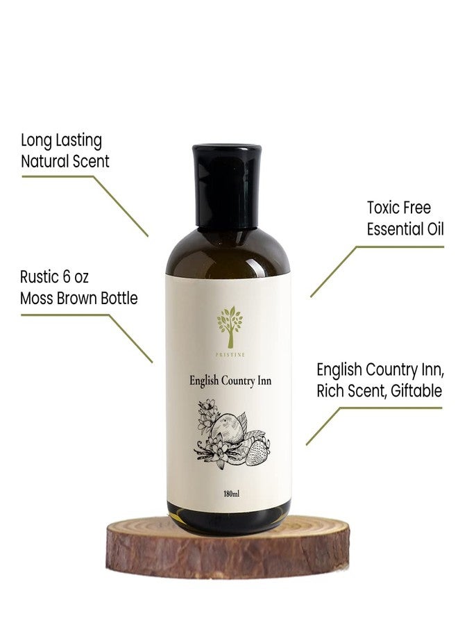 PRISTINE English Country Inn Reed Diffuser Refill with Free Reed Stick | Jasmine, Strawberry, Vanilla Oil Diffuser Refills | Premium Hotel Lobby Reed Diffuser Refill - Image 4
