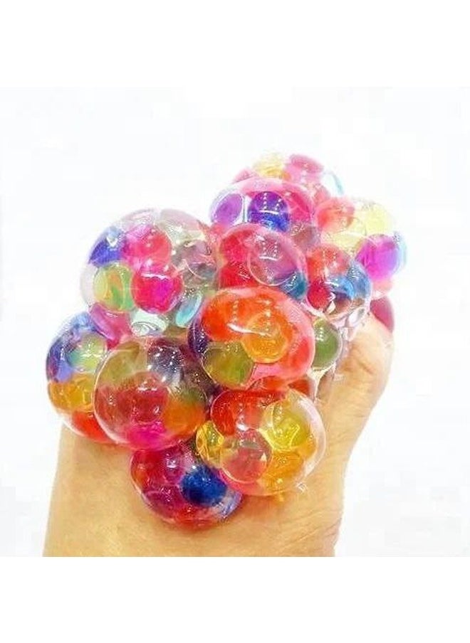 Generic - Generic Stress Relief Foam Mesh Balls Grape Stress Balls Shiny Sensory Balls for Calm Focus and Hand Exercises Stress Relief Balls for Adults Kids and Teens Generic 1 Piece - Image 1
