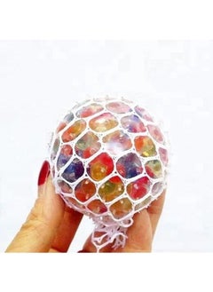 Generic Stress Relief Foam Mesh Balls Grape Stress Balls Shiny Sensory Balls for Calm Focus and Hand Exercises Stress Relief Balls for Adults Kids and Teens Generic 1 Piece