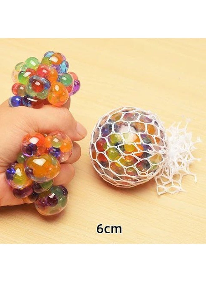 Generic - Generic Stress Relief Foam Mesh Balls Grape Stress Balls Shiny Sensory Balls for Calm Focus and Hand Exercises Stress Relief Balls for Adults Kids and Teens Generic 1 Piece - Image 1