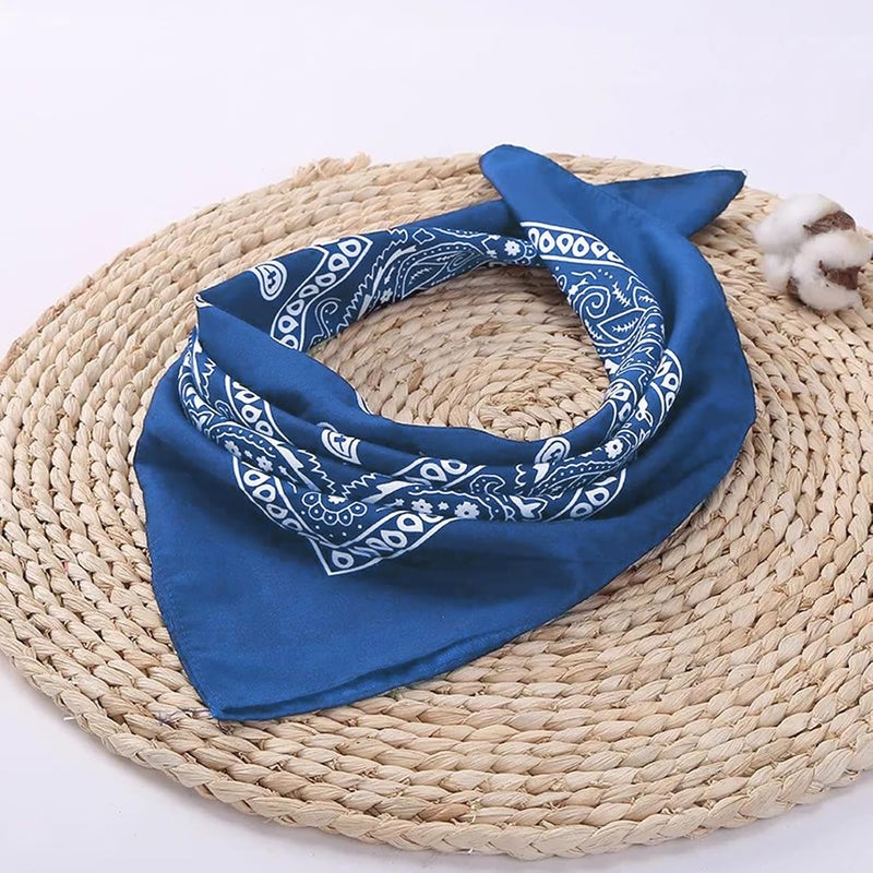 ComboCube 12 Pack(one Dozen) Multi-Purpose Cotton Paisley Cowboy Bandanas Headband for Men and Women - Image 4