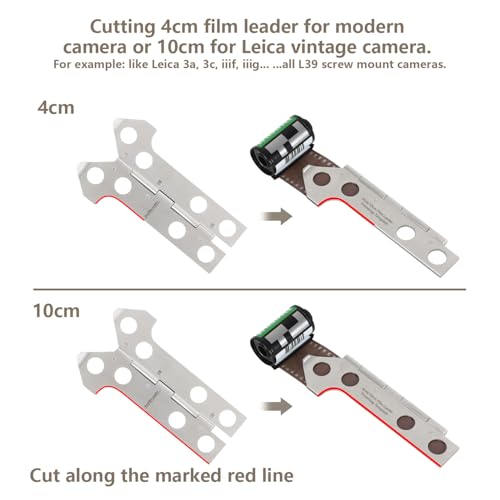 eTone 2in1 4/10cm Film Leader Trimming Cutting Template Leica ABLON Style Film Like 135/35mm Pan Film, Bulk Film, Roll Film. - Image 4