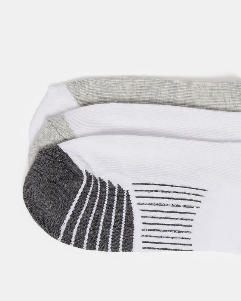 REDTAG Infant Girls Assorted Ankle Length Socks (3 Pairs)