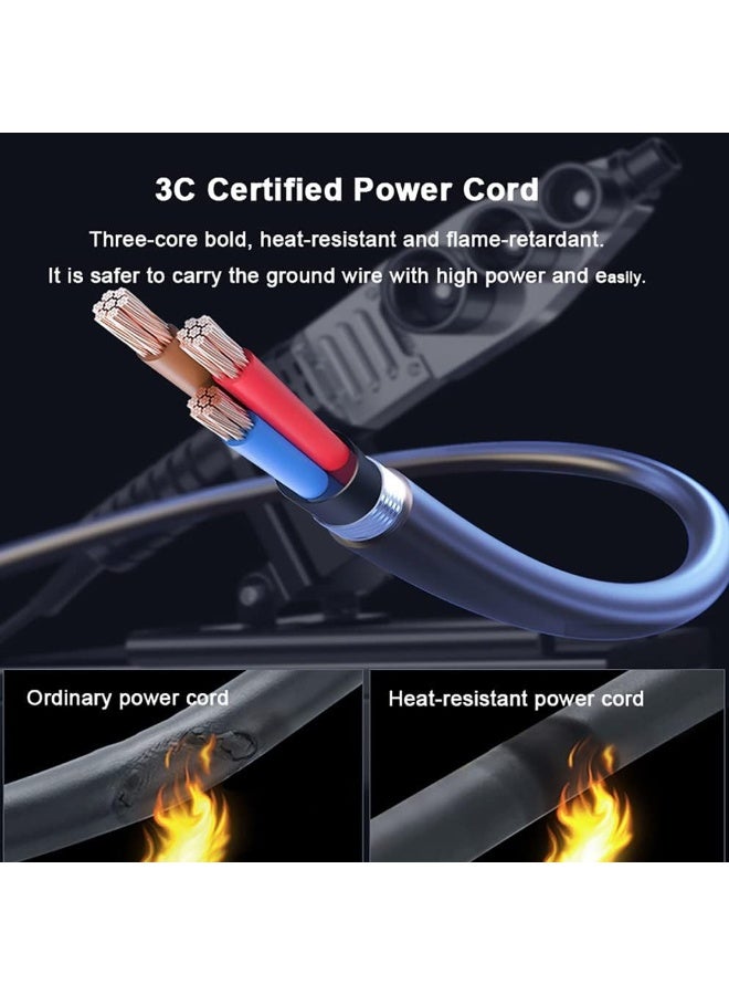 WEI HAO Plastic Pipe Welding Machine 600W–2000W, Adjustable 0–300°C PPR Pipe Fusion Welder Kit with Dual Heating Tubes, Aluminum Heating Plate, Stand & Accessories (220V-240V) - 03 - Image 5