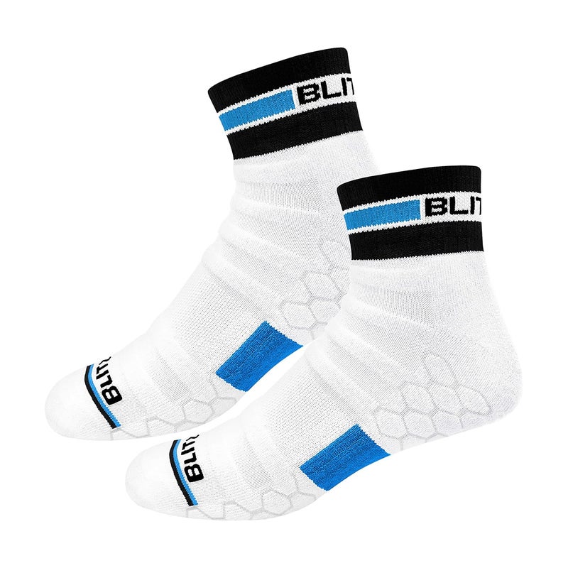 BLITZSOX Hi-Tech Performance Sports Socks for Men (Badminton, Running, Gym & Indoor Training), Pack of 3 - Image 5