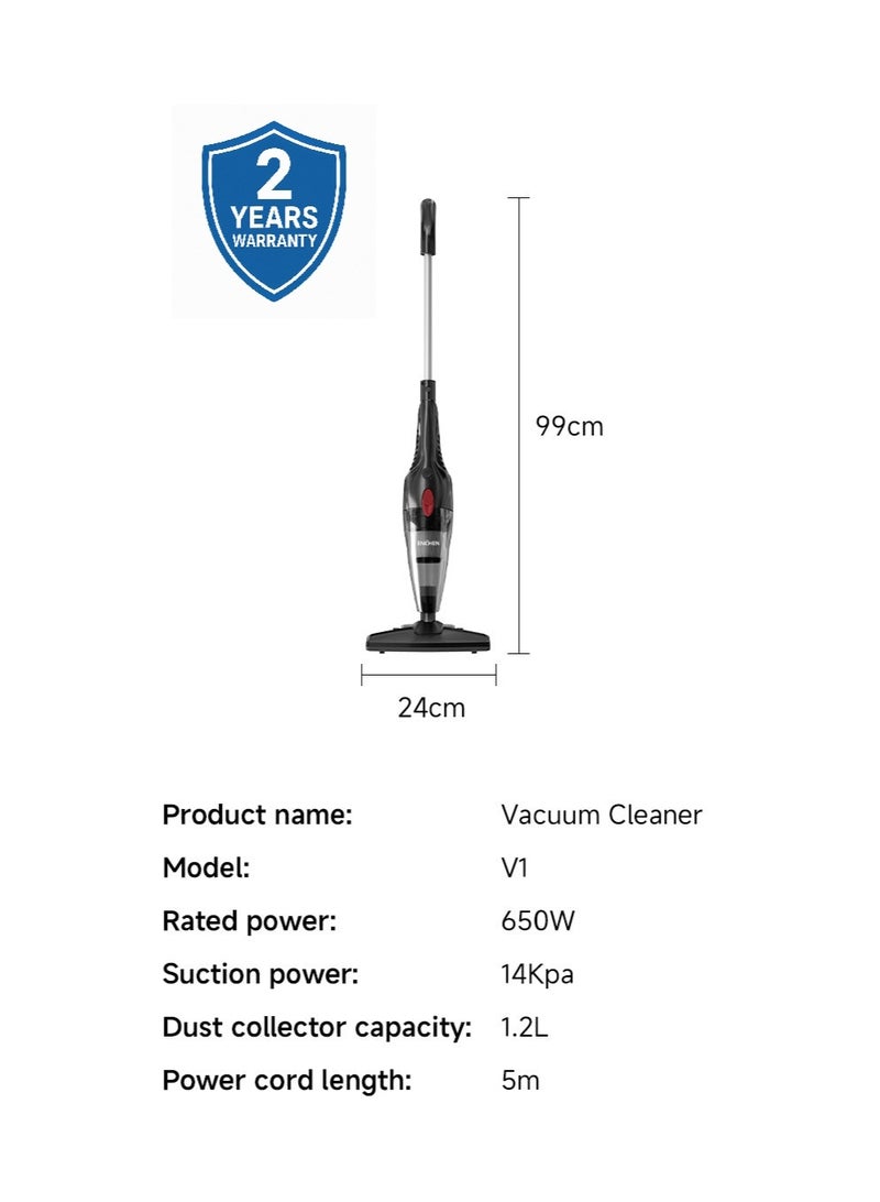 ENCHEN Household Handheld Vacuum Cleaner V1 – 650W Power, 14KPa Suction, 1.2L Capacity | Authorized UAE Distributor