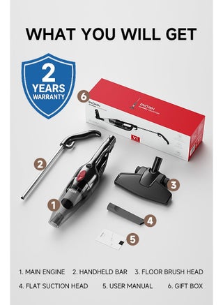 ENCHEN Household Handheld Vacuum Cleaner V1 – 650W Power, 14KPa Suction, 1.2L Capacity | Authorized UAE Distributor - pzsku/Z535B6A85C2D3BC92F67BZ/45/1751538218/a54a7d58-e93f-4a01-b637-1b8a27b94ec3