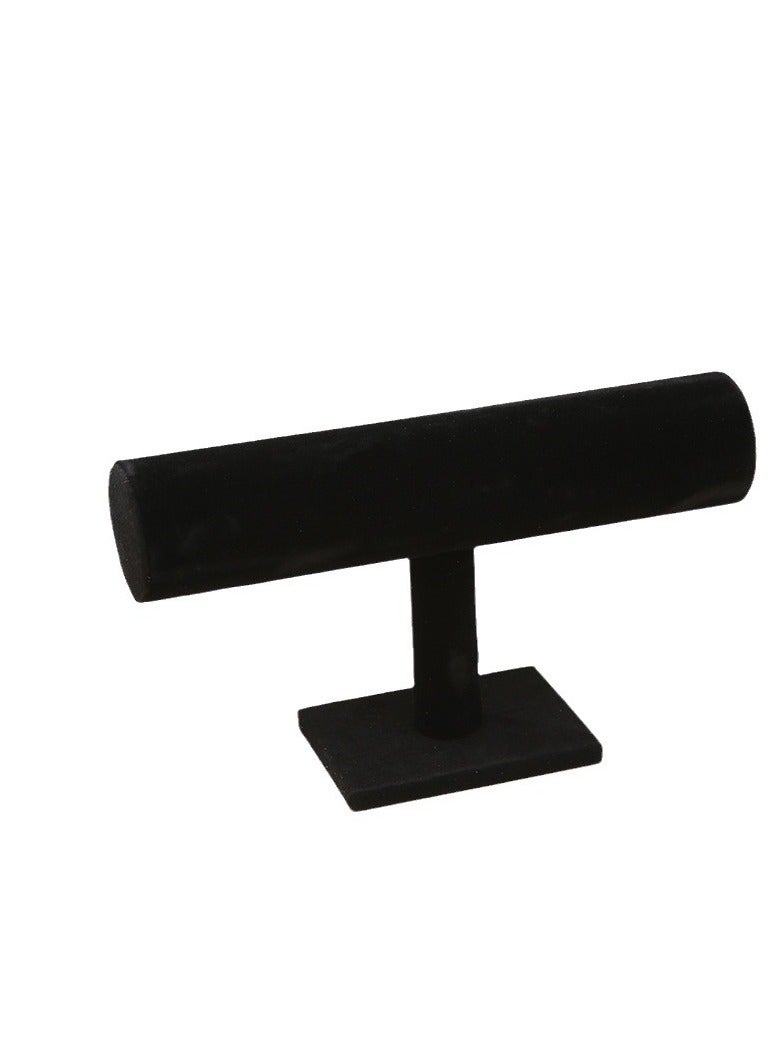 Velvet T-Bar Display Stand Holder Organizer Bracelet Jewelry Watch Headband Rack - Image 4