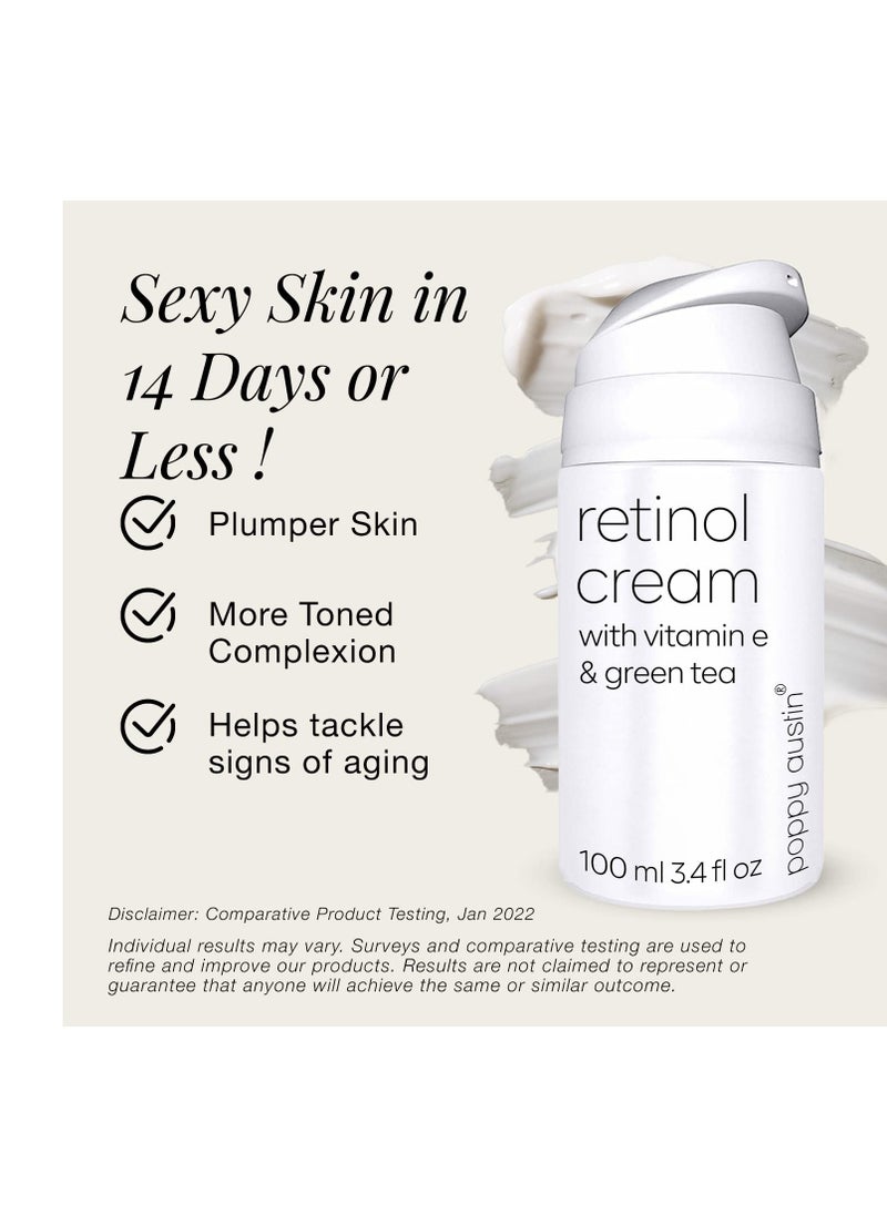 Poppy Austin Retinol Cream for Face  Eye Cream Retinol For Face & Body 3.4OZ,  - Image 3