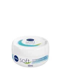 Nivea Nivea Moisturising Cream Soft Refreshing Face Body Hands  50ml  - Image 2
