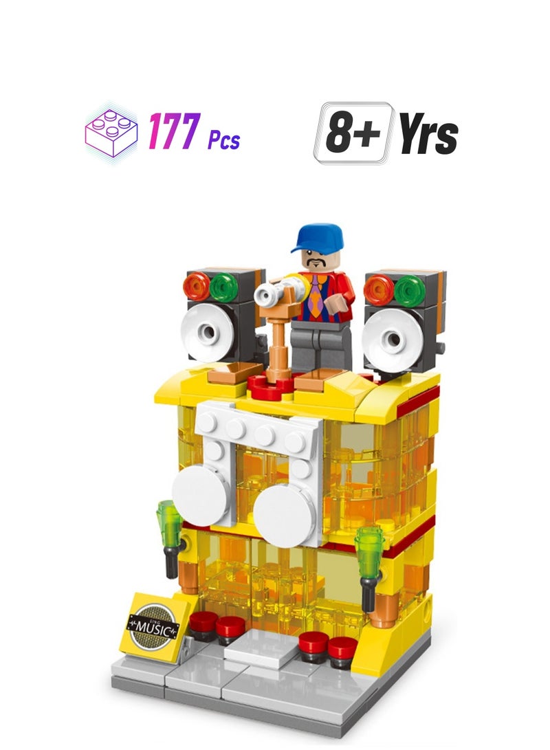 Ktv177pcs Street Series Building Blocks Assembly Kit Games And Engineering Toys, Home Decoration, Building Model Creative Gifts - Image 1