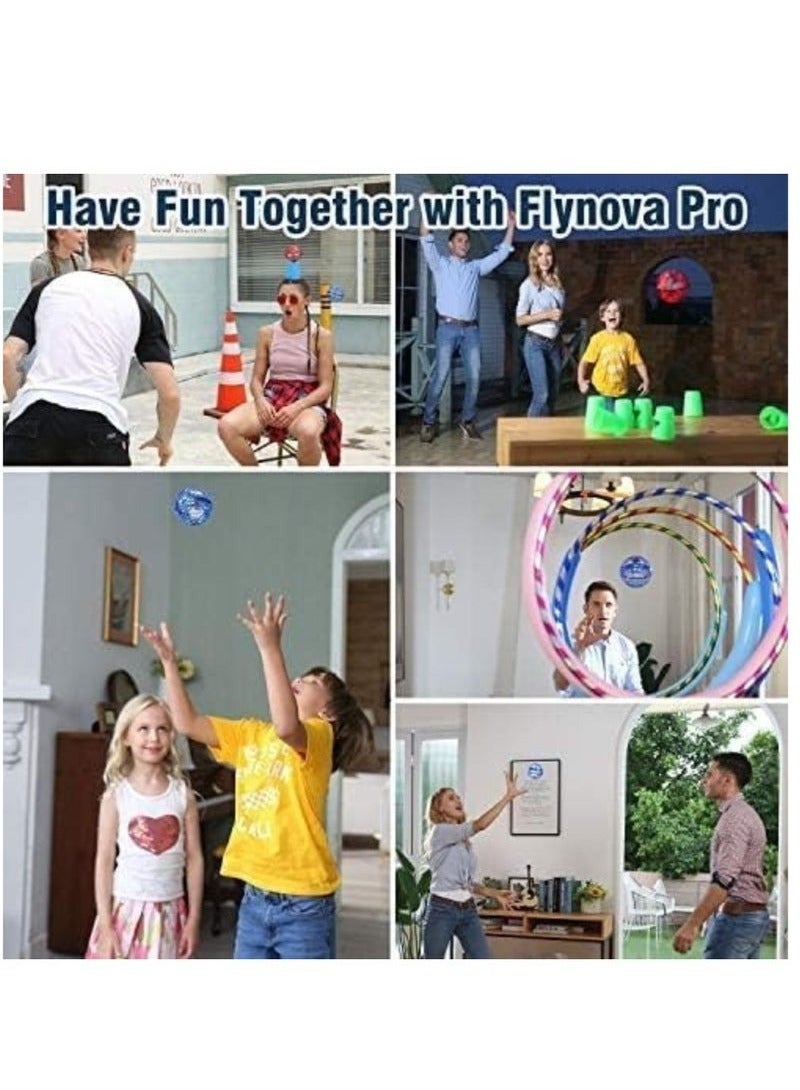 رقطة لعبة الكرة الطائرة، سبينر بوميرانج محدث | كرة دوارة 360° مضيئة بتقنية LED | طائرة درون صغيرة سحرية تعمل باليد للأطفال والكبار - Image 5