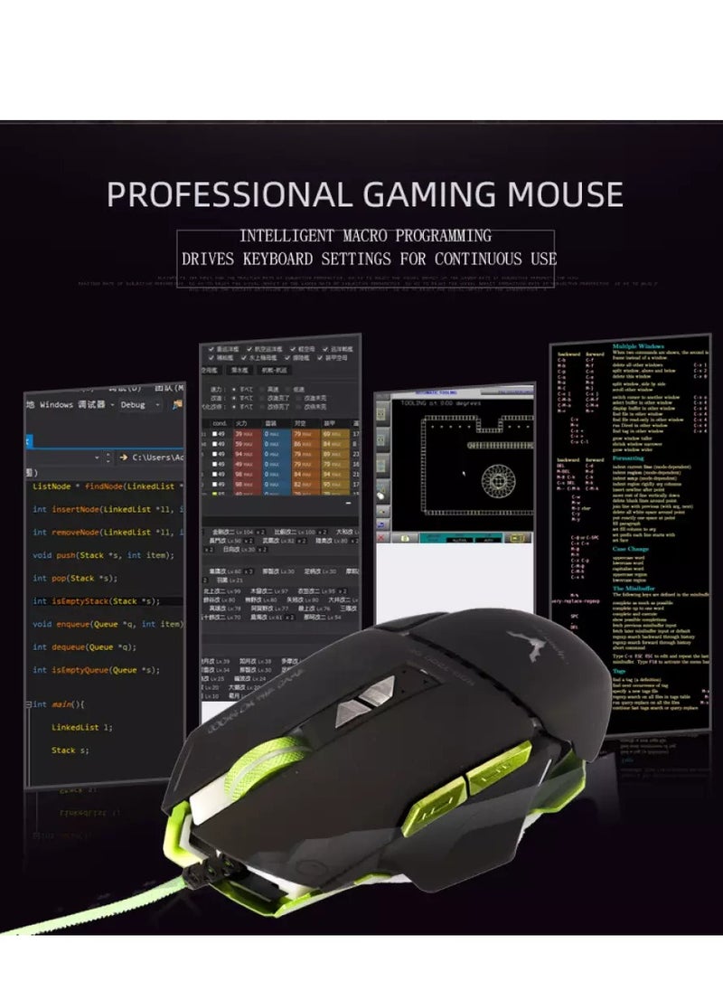 Wesdar - GM2 Gaming Mouse - Optical Sensor 3,600 DPI - 8 Buttons - Image 1