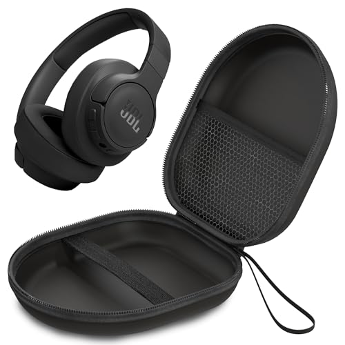 Sounce Headphone Case for JBL Tune 770NC Wireless Headphone | Portable Carrying Case Cover | Hard EVA Shell Travel Storage Case with Shockproof, Waterproof, and Premium Protective Cover – (Black) - Image 1