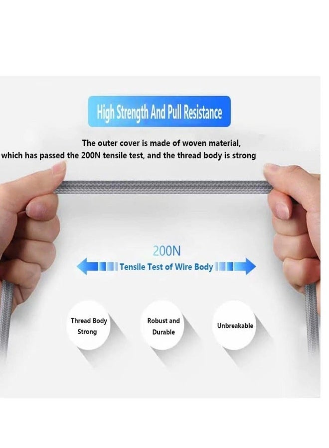 8K Usb C to Displayport Bi-Directional Cable 6.6FT Display Port To Type-C 3.1 Converter 8K@60Hz 4K@120Hz Compatible Thunderbolt 3/4 For MacBook Pro DELL Laptop - Image 3