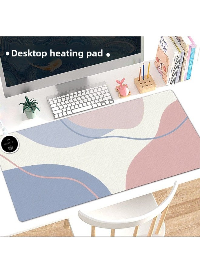Simple Gentle Heating Pad Oversized Heating Mouse Pad Office Desk Surface Pad Student Computer Writing Hand Warming Pad-Color:330*800*2mm-Pattern:（29）-3-（158） - Image 1