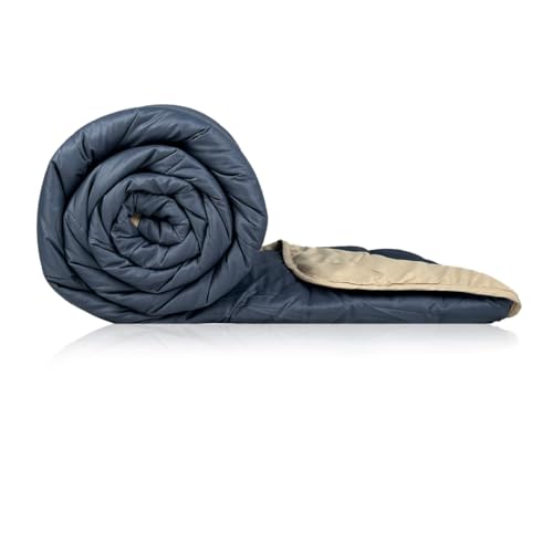 Zinnia Ultra Soft Microfibre Solid Reversible Comforter -Double 230 X 255 CM ESTHELLE and Khaki(Solid - Too Dark) - Image 2