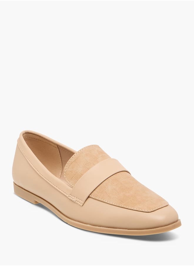 Celeste - Women's Textured Slip-On Ballerina Shoes - Image 1
