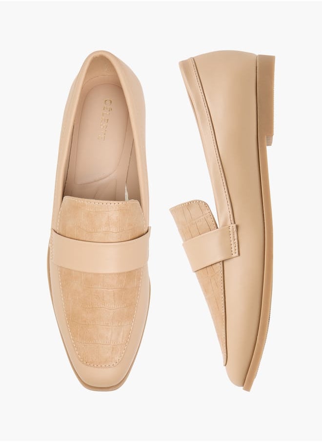 Celeste - Women's Textured Slip-On Ballerina Shoes - Image 1