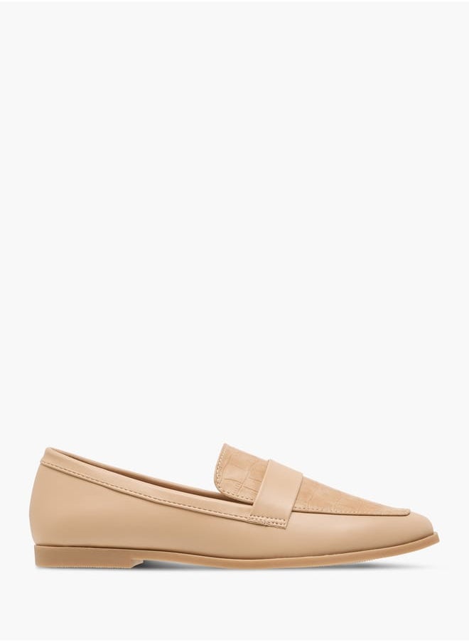 Celeste - Women's Textured Slip-On Ballerina Shoes - Image 1