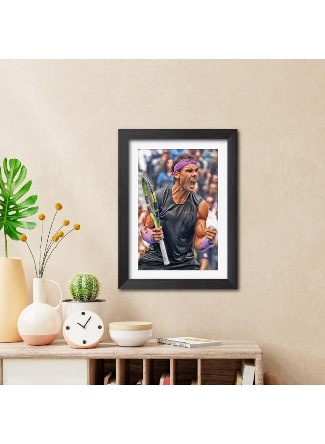 TenorArts Rafael Nadal Posters Quote Tennis Legend Laminated Posters Framed Paintings - Image 3