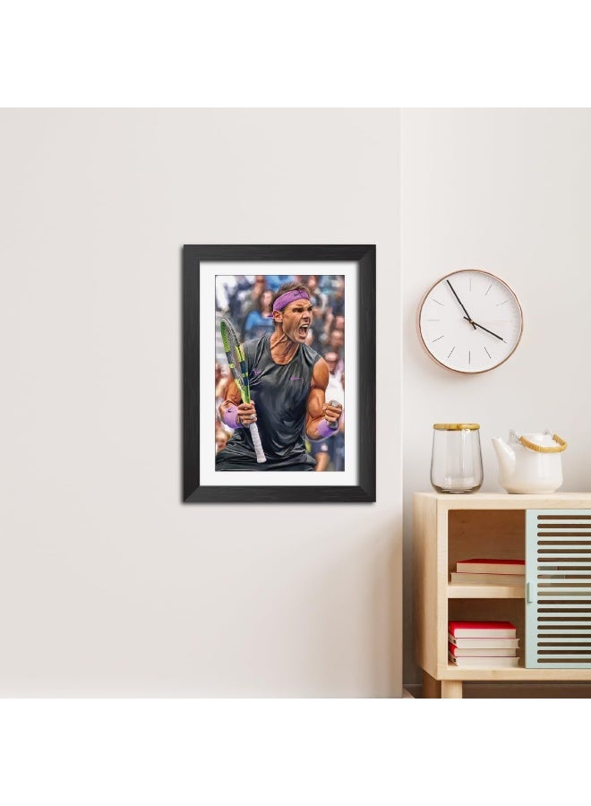 TenorArts Rafael Nadal Posters Quote Tennis Legend Laminated Posters Framed Paintings - Image 5