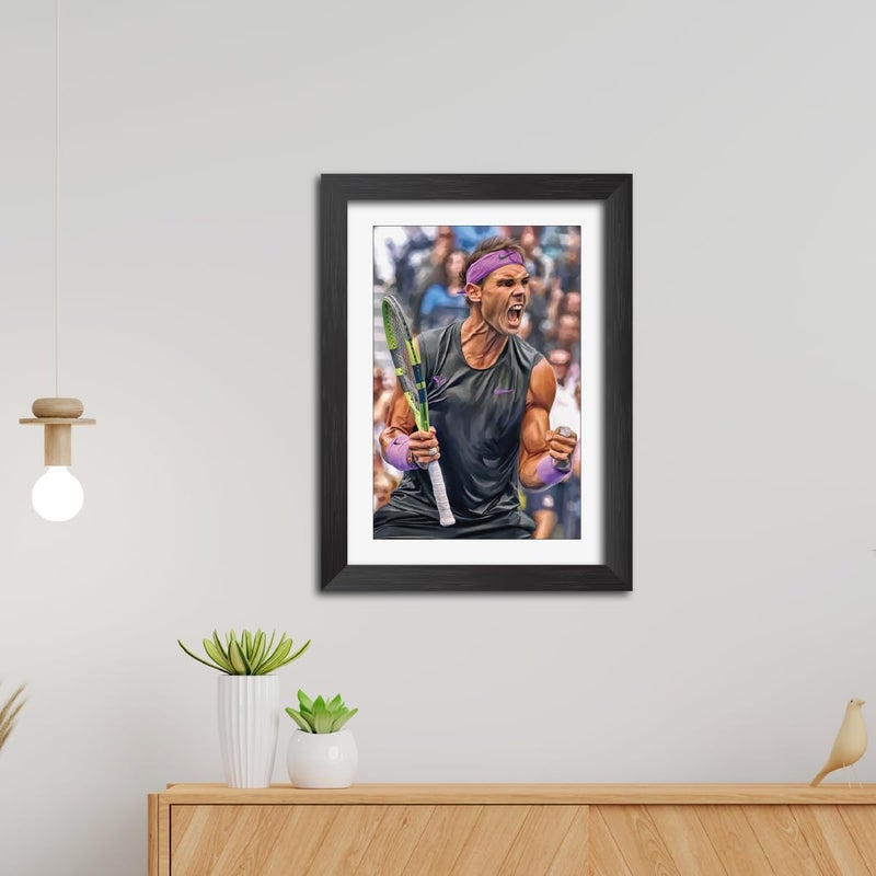 TenorArts Rafael Nadal Posters Quote Tennis Legend Laminated Posters Framed Paintings - Image 4
