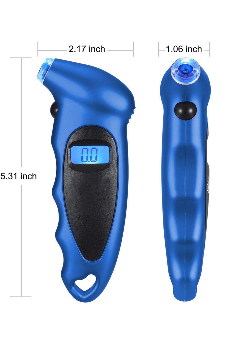3XR Universal TH804 Digital Car Tire  Air Pressure Gauge Meter LCD Display Tester for Car Truck Motor Bike - Image 2