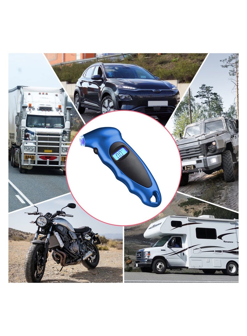 3XR Universal TH804 Digital Car Tire  Air Pressure Gauge Meter LCD Display Tester for Car Truck Motor Bike - Image 5