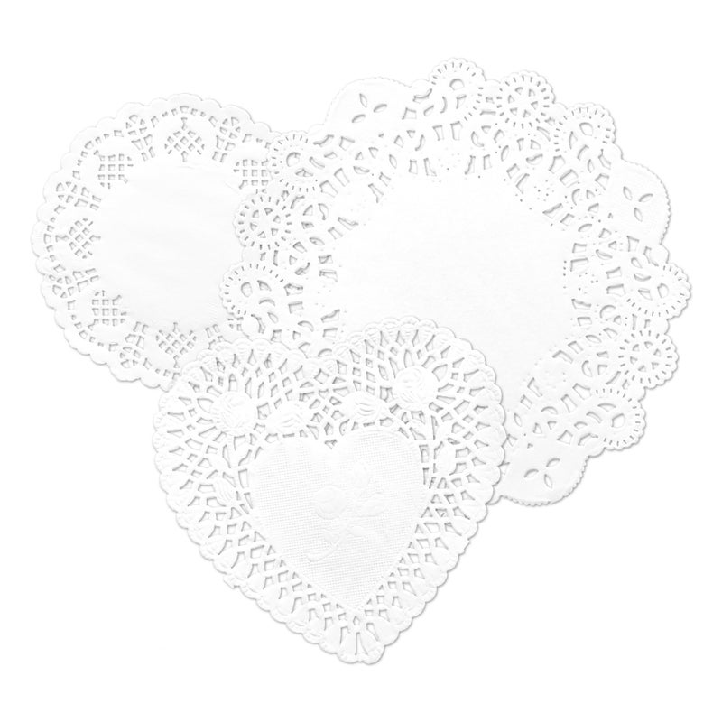 Mayplous 300 Sheets White Round Lace Paper Doilies Vintage Hollow Ivy Cutouts 3 Sizes 35455 for Scrapbooking Crafting Journaling Planner Dcor Ivy - Image 2