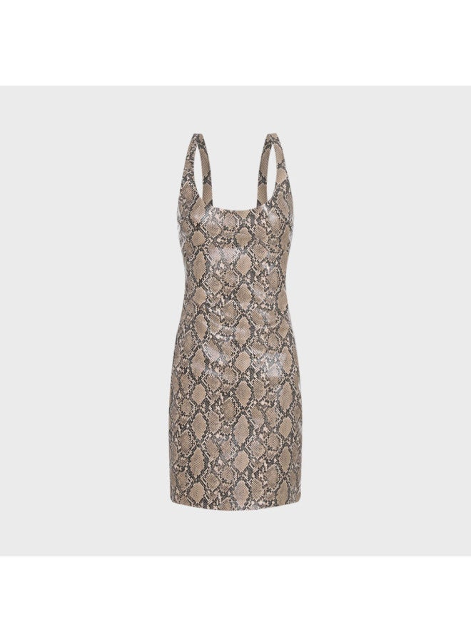 Zara european & American Fashion Waist-cinching Bodycon Tank Dress - Image 2