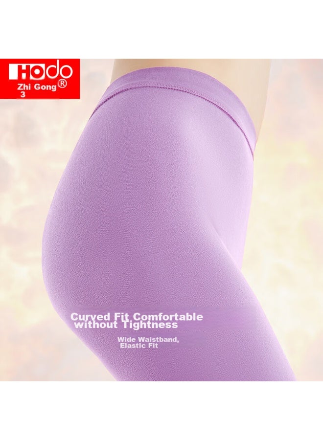 hongdou Hongdou Women's Autumn Underwear Set, Pure Cotton Mid-high Collar Cotton Sweater, Thin Warm Set, New Arrival For Autumn, Light Lotus 175/xl  - Image 5
