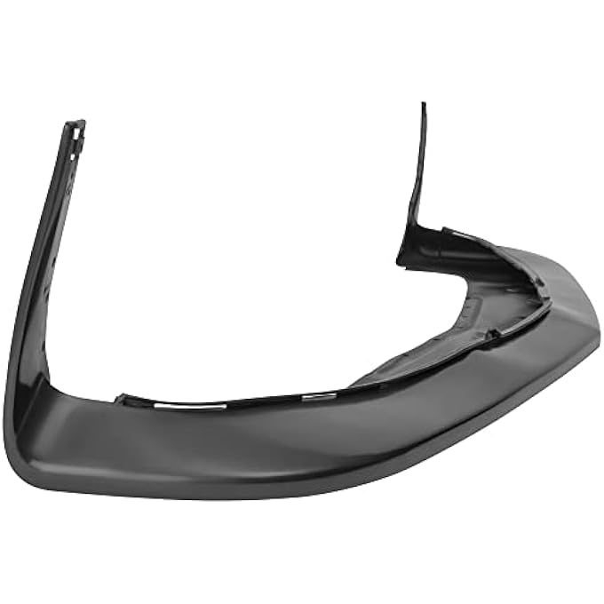 GT-Speed Compatible with/Replacement for Front Bumper Lip, SRT Style PU Front Lip Spoiler Black, Fits 2015 2016 2017 2018 2019 2020 Dodge Challenger RT SE SXT SRT8 - Image 2