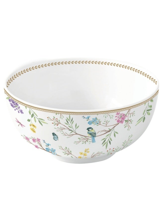 Birds Melody Porcelain Salad Bowl Multicolor 12cm