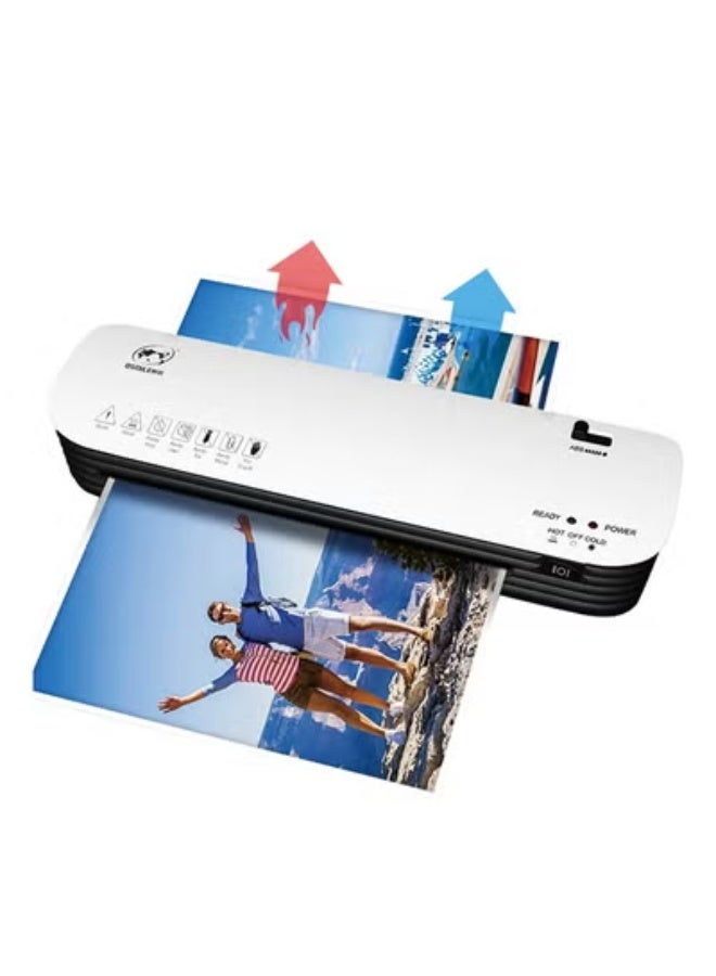 OSMILE SL299 Hot And Cold Laminating Machine, A4A5A6 Laminator Machine Set, 4 in 1 Thermal Laminator for Home Office School Use, 9 inches Max Width,Paper Trimmer,Corner Rounder (15 Laminating Pouches) - Image 4