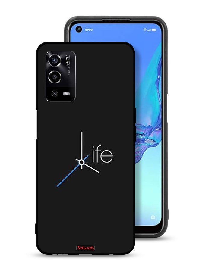 Tolwak Oppo A55 4G Protective Case Cover Life Clock - Image 1