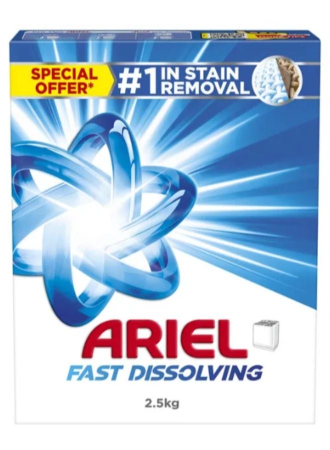 Ariel Original Laundry Detergent Powder Semi Automatic 2.5kg - Image 1