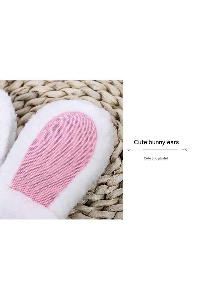 A.M Easter Bunny Ear Cat Hat Adjustable Pet Costume Headband Cute Kitten Puppy Cap Soft Warm Teddy Headwear - Image 4