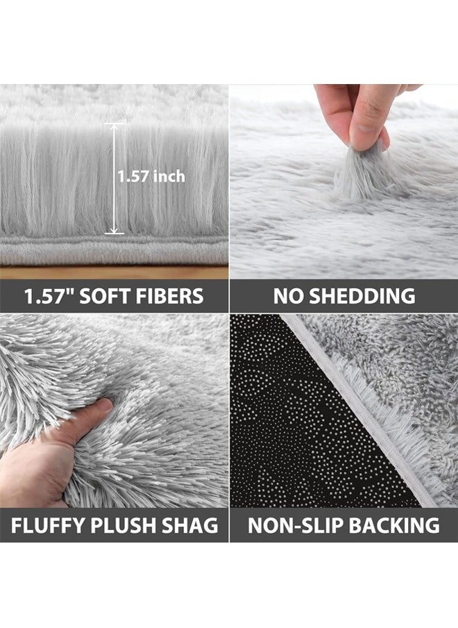 Generic - 3 Piece Bathroom Rug Set Includes Bath Rug, Contour Mat and Toilet Lid Cover, Super Long Soft Water Absorbent & Non-Slip Bath Mats for Bathroom Floor, Tub and Shower Room, Machine Washable - Image 1