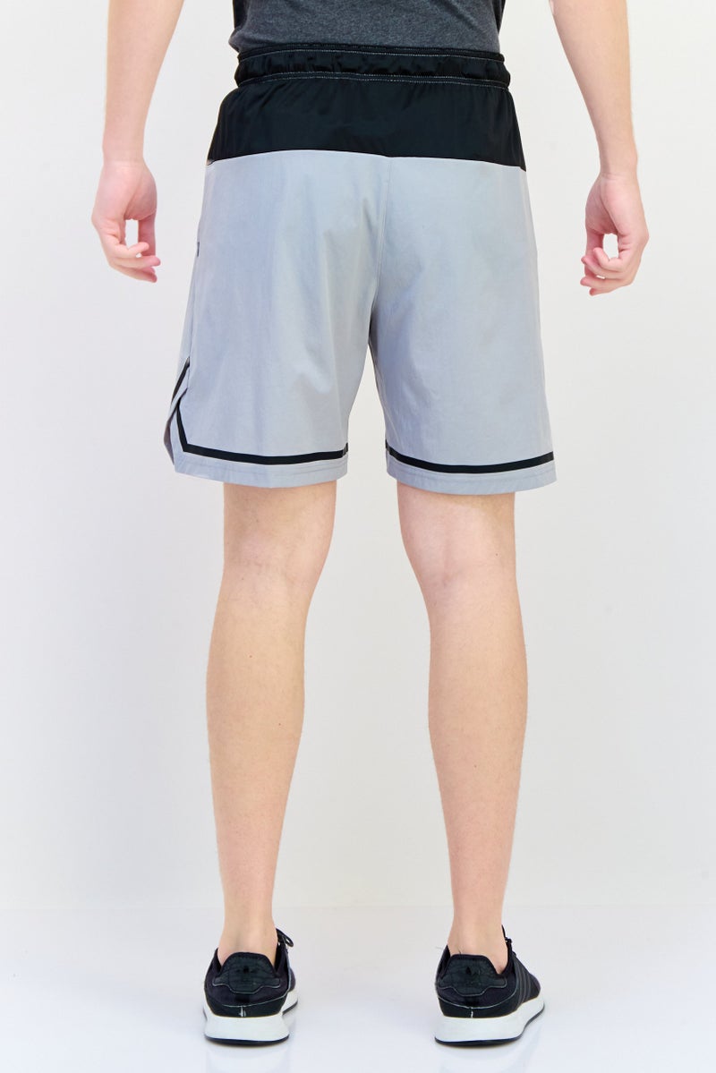 RBX Men Sportswear Fit Training Shorts, Grey  - Image 3