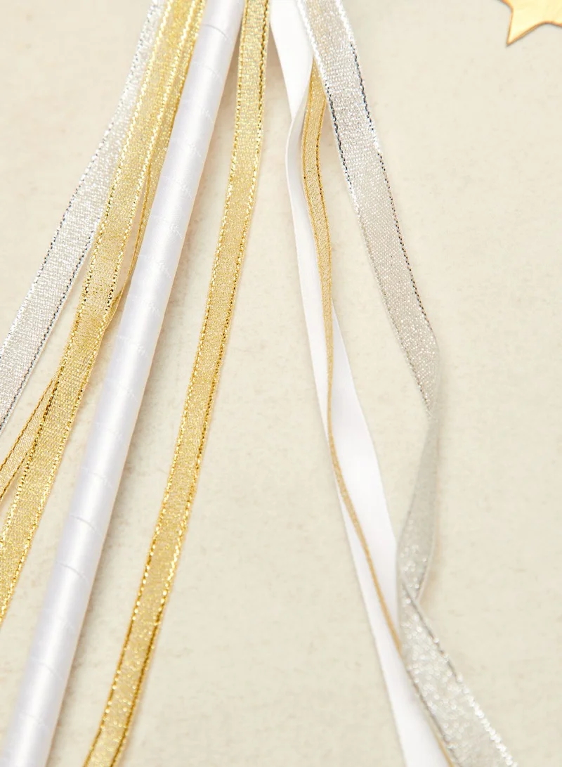 Claires White Wands Star Shakey