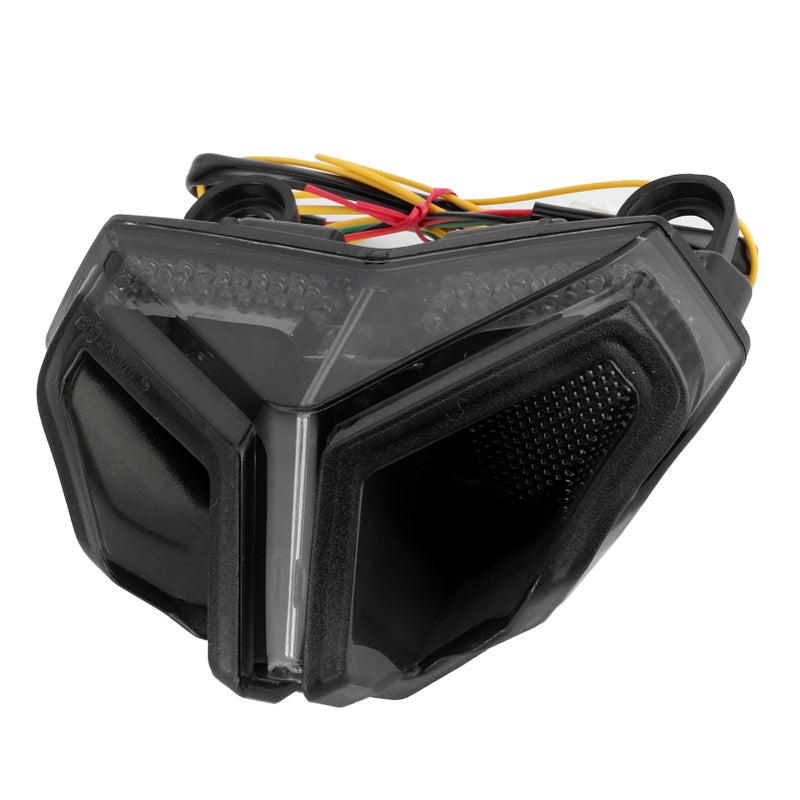 Motorcycle LED Taillight Assembly 3-In-1 Function High Brightness Smoky Lens - Plug-And-Play Energy Saving Rear Light for Ducati 848 2008-2014, 1098 2007-2013, 1198 2007-2013 - Image 1