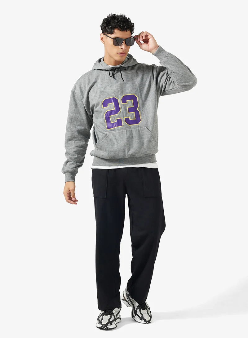 Seventy Five Basics Drawcord Patch Pocket Oversized Joggers