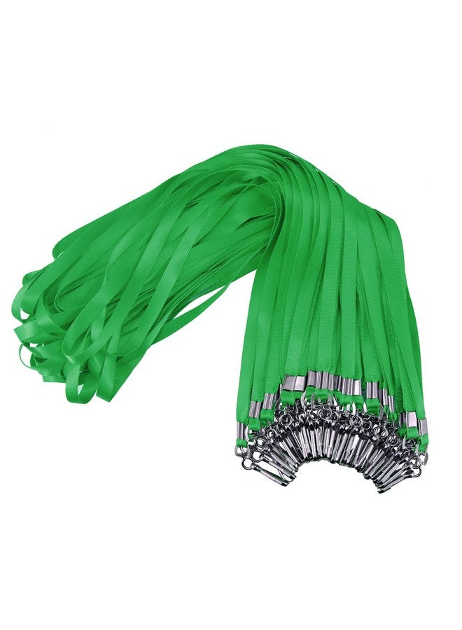 Korty Green Lanyards Bulk 50 Packs Lanyards For Id Badges,Lanyards With Swivel Hook Clips For Name Tag Lanyard Id Holder - Image 1